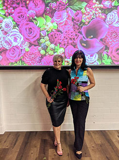 Image from Croatian club during the celebration of International Womens Day