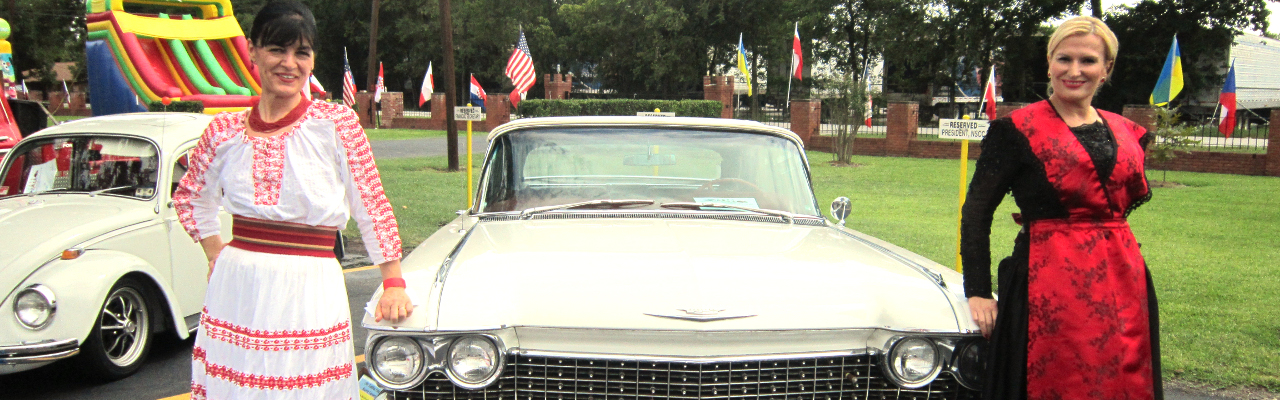 This image is taken in the front of Slavic festival building