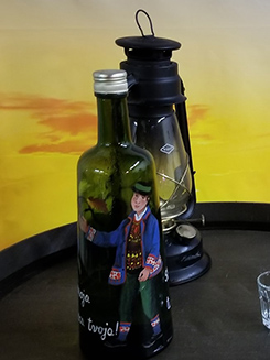 Slavonian traditional drink rakija.