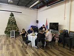 Image from the club during the Thanksgiving part